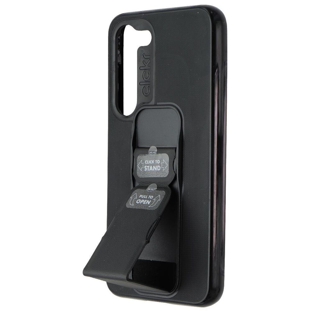 CLCKR Stand + Grip Series Case for Samsung Galaxy S23 - Black - NEW IN BOX